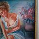Заказать Картина,масло,"Нежное утро"50 х 70. Svetlana Kolotilova акварель,масло. Ярмарка Мастеров. . Картины Фото №3