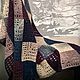 Knitted shawl 'Burgundy'. Shawls. YULYA BLACKBERRY. My Livemaster. Фото №4