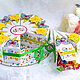 Бумажный тортик из 12 коробочек для сладостей и сюрпризов, Подарочная упаковка, Белгород,  Фото №1