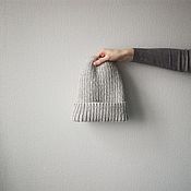 Аксессуары handmade. Livemaster - original item Knitted hat with a twist 