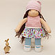 Order Waldorf doll, 26 cm with a set of clothes of 16 items. bee_littlefamily. Livemaster. . Waldorf games and sets Фото №3