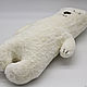 Interior soft toy-pillow Sleepy Bear made of fur. Toys. Cuteshop. Ярмарка Мастеров.  Фото №5