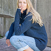 Одежда handmade. Livemaster - original item Jerseys: SUNDAY sweater made of 100% merino wool.. Handmade.