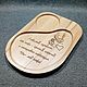Boards for serving tea, coffee from solid Beech with any engraving, Trays, Orsk,  Фото №1