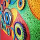 LSD - психоделическая картина в стиле StringArt, Стринг-арт, Орел,  Фото №1