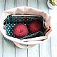 Great project bag for knitting with pockets and a drawstring closure Project Bag. Knitting tools. Proektnaya sumka dlya vyazaniya Ok.box. My Livemaster. Фото №4