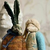 Куклы и игрушки handmade. Livemaster - original item Pair of rabbits. Handmade.
