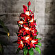 Flower-night light Orchid ' Dream'. Table lamps. Elena Krasilnikova. My Livemaster. Фото №5