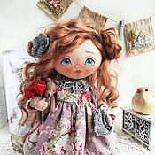 Тильда:  Леди Лотта коллекционная текстильная интерьерная кукла