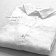 Женская рубашка со спущенным плечом Белая. Рубашки. Alavi_Nature_Lux. Интернет-магазин Ярмарка Мастеров.  Фото №2