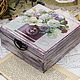 Box vintage bouquet of flowers. Box. Studio Villa-Oliva. My Livemaster. Фото №6