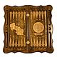 Order Backgammon carved 'Khor-Virap' Art. .076. Gor 'Derevyannaya lavka'. Livemaster. . Backgammon and checkers Фото №3