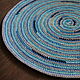 Marine round crocheted rug, Carpets, Volgograd,  Фото №1