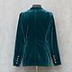 Order Women's long Atlantis jacket, velvet cotton. EverSpring. Dresses and coats.. Livemaster. . Suit Jackets Фото №3