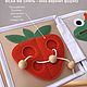 Развивающая книга из фетра для девочек «Зайка» 0+. Кубики и книжки. Душевная мастерская: книги из фетра. Ярмарка Мастеров.  Фото №6