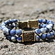 Beads of sodalite - ( stone in stock). Rosary. Mint Tiger (MintTiger). Online shopping on My Livemaster.  Фото №2