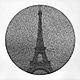 The Eiffel tower, a string art painting, Pictures, Moscow,  Фото №1