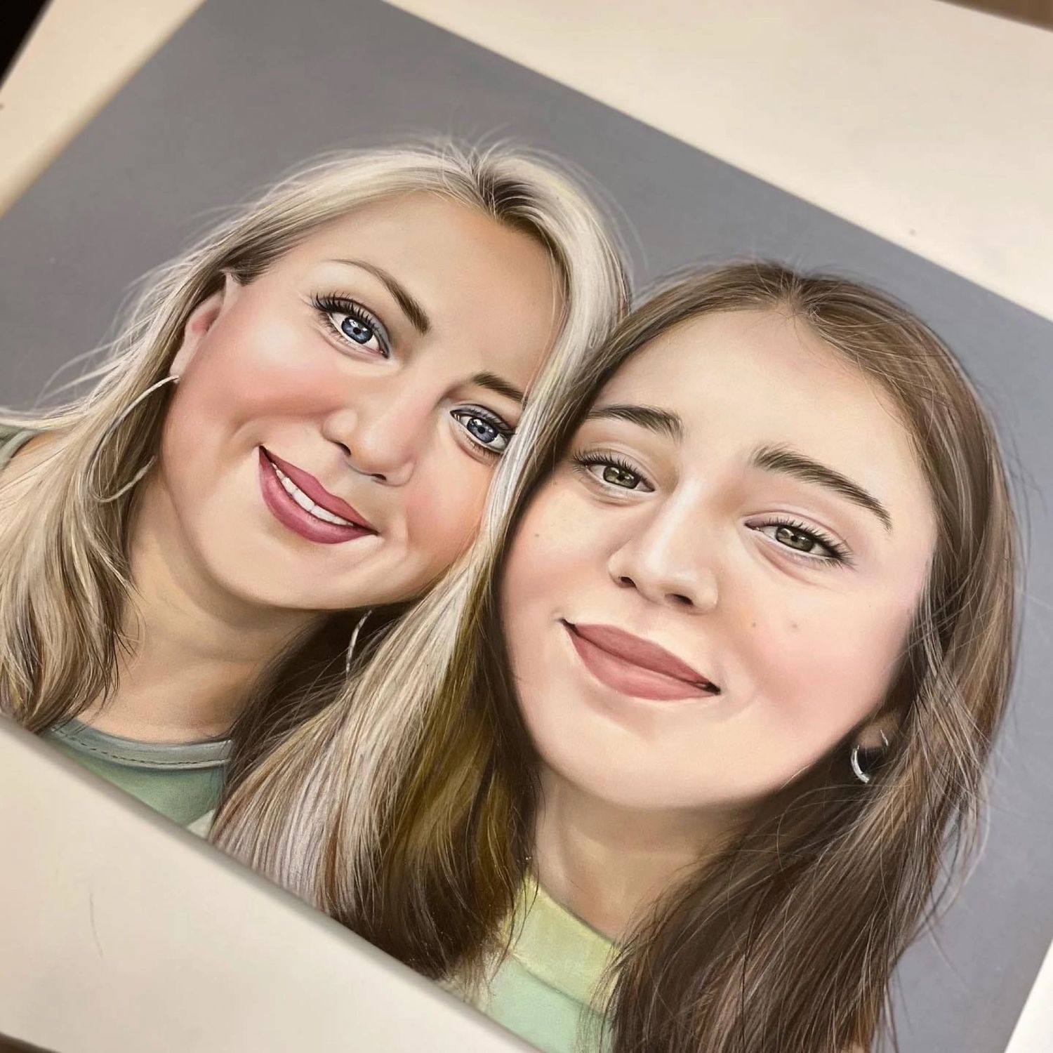 Портрет пастелью по фотографии – заказать на Ярмарке Мастеров – TQVTORU ...