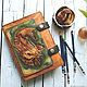A5 notebook 'Koi Fish'. Notebooks. Leather-Art. My Livemaster. Фото №6