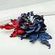 Leather brooch old English rose Trio. Decoration leather. Brooches. lanssveta. Online shopping on My Livemaster.  Фото №2