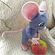 Felted toy mouse Blackie symbol of the New year 2020. Felted Toy. Mnekonki Patsorki (patsorki). Online shopping on My Livemaster.  Фото №2