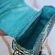 Сумочка из кожи питона Lola Diva Emerald. Классическая сумка. Nata_l_y (lovefromocean). Ярмарка Мастеров.  Фото №4