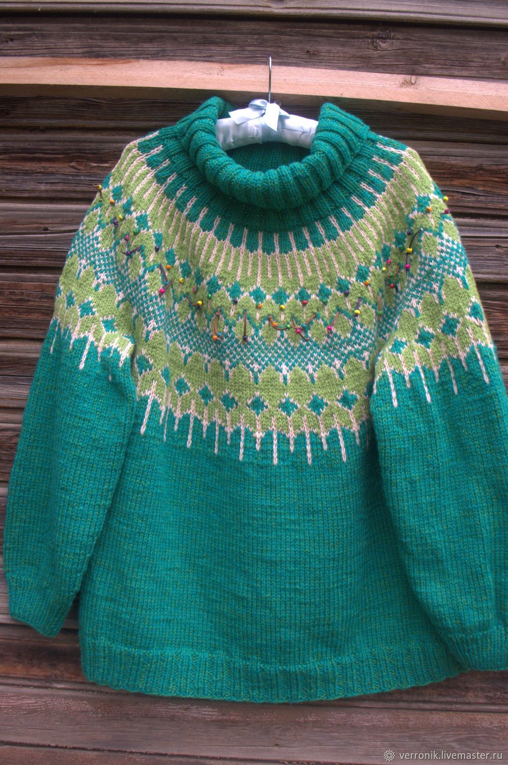 Knitted sweater ' Dublin'. Lopayesa. Handmade. Unisex, Sweaters, Samara,  Фото №1
