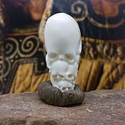 Субкультуры handmade. Livemaster - original item Skulls netsuke. Handmade.