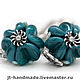 Серьги Изумрудные бутоны. Серьги классические. Юлия JT-handmade. Интернет-магазин Ярмарка Мастеров.  Фото №2
