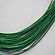 Hard wire rope color dark green, Gimp, Moscow,  Фото №1