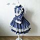 Платье "Josephine"  Индиго. Платье. Little___dress. Интернет-магазин Ярмарка Мастеров.  Фото №2