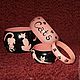 A set of bracelets Cats. Bracelet set. Original painted Souvenirs and gift. My Livemaster. Фото №4