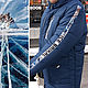 Зимняя мужская куртка с капюшоном, длинная синяя куртка на синтепоне. Верхняя одежда мужская. Лариса дизайнерская одежда и подарки (EnigmaStyle). Интернет-магазин Ярмарка Мастеров.  Фото №2