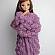 Copy of Copy of Blue Knitted Dress for Smart Doll, Dollfie Dream, 1/3 BJD. Clothes for dolls. Stylish clothes Fairy Tale by Irina. My Livemaster. Фото №5
