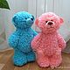 knitted bear Loop (knitted toy), Stuffed Toys, Teykovo,  Фото №1