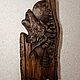 Волк панно деревянное резное из сибирского кедра. Панно. Мастерская Магия дерева. Интернет-магазин Ярмарка Мастеров.  Фото №2