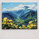 Oil painting of the Mountains of Krasnaya Polyana, Pictures, Ekaterinburg,  Фото №1