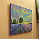 Order Painting 'Lavender dreams' 40 x 70 cm. Zhaldak Eduard paintings. Livemaster. . Pictures Фото №3