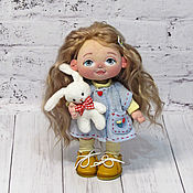 Куклы и игрушки handmade. Livemaster - original item Dolls and dolls: textile doll Bunny. Handmade.