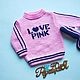 Pink tracksuit for girls height 62-68cm. Baby Clothing Sets. Yulia Reznitskaya. Online shopping on My Livemaster.  Фото №2