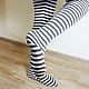 Striped stockings made of thick knitwear. Stockings. Gleamnight bespoke atelier. My Livemaster. Фото №4