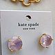 Ожерелье Kirks Folly и серьги пуссеты Kate Spade новые оригинал. Комплекты украшений. Винтажные украшения известных фирм. Ярмарка Мастеров.  Фото №5