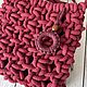 Сумка макраме кросс-боди в бордовом цвете. Сумка через плечо. Macrame_ecodecor (Оксана Куликова). Интернет-магазин Ярмарка Мастеров.  Фото №2