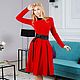 Red dress for every day,dress with pockets, Dresses, St. Petersburg,  Фото №1