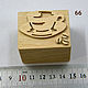 Штамп деревянный для мыла "Чашка кофе", Штампы, Таганрог,  Фото №1