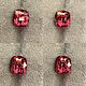 Яркий крупный гранат Малайя 4,55ct, сертификат. Кабошоны. Amon-Ra. Ярмарка Мастеров.  Фото №11