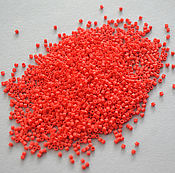 Материалы для творчества handmade. Livemaster - original item Japanese seed beads Delica 15/0 Opaque Lt. Siam Matted 5 g. Handmade.