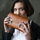 Order Triangle S small leather and wood handbag. Mart Bags (martbags). Livemaster. . Classic Bag Фото №3