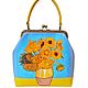 Заказать Copy of Copy of Van Gogh. Leather yellow bag "Sunflowers". Avtorskie kozhanye sumki iz Italii. Ярмарка Мастеров. . Classic Bag Фото №3