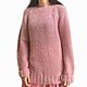 Women's Dusty rose jumper, knitted, oversize, kid mohair. Jumpers. SIBERIA COOL (knitting & painting) (Siberia-Cool). Online shopping on My Livemaster.  Фото №2